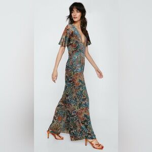NASTYGAL Paisley Jumpsuit